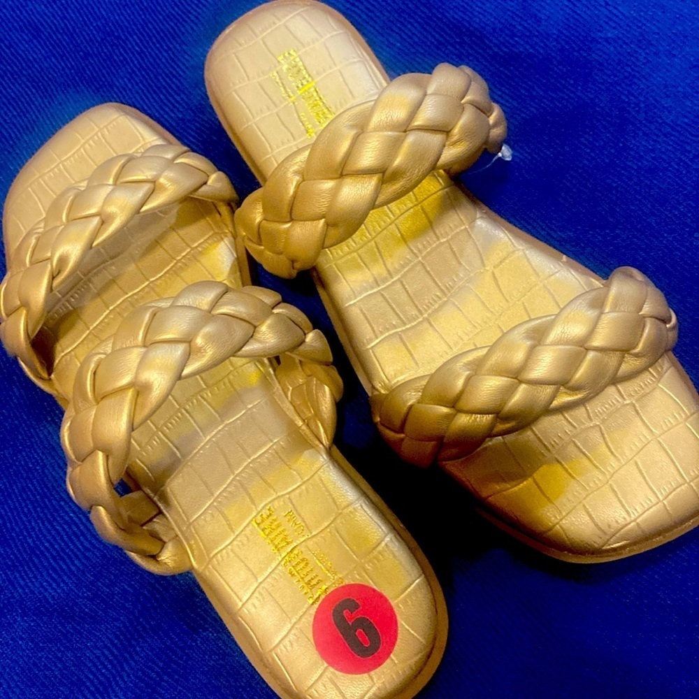 Cushionare Size 6M Braided Sandals NWT Summer Wedding Guest Fall Event Vacation
